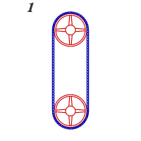 1, Belt and Pulleys