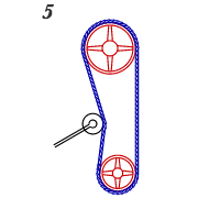 5, Pulleys with Tightening Mechanism